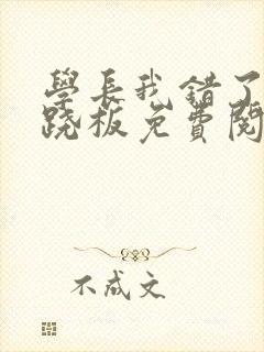 学长我错了 跷跷板免费阅读封面
