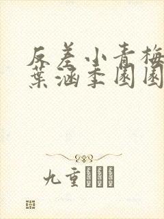 反差小青梅不经叶涵季园园封面