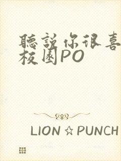 听说你很喜欢我校园PO