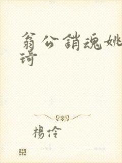 翁公销魂姚瑶琦琦