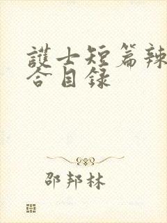 护士短篇辣文集合目录封面