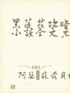 黑莲花攻略手册小说全文免费阅读笔趣阁