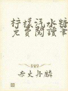 柠檬汽水糖全文免费阅读笔趣阁