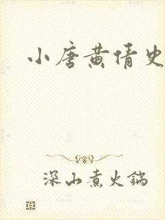 小唐黄倩史