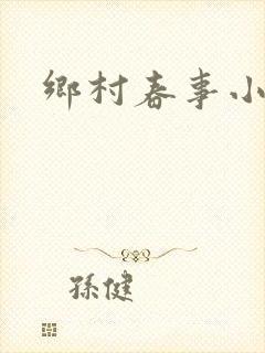 乡村春事小说封面
