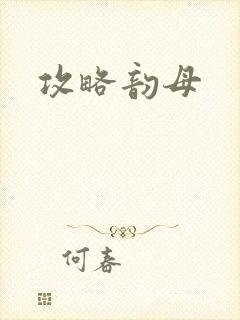 攻略韵母