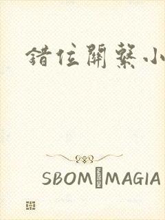 错位关系小说封面