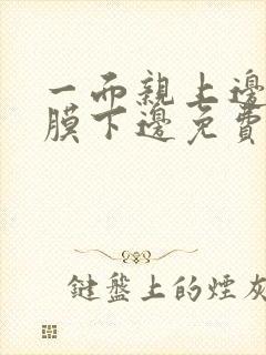 一面亲上边一面膜下边免费阅读