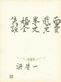 失婚半截白菜小说全文免费阅读