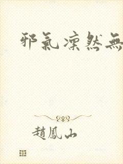 邪气凛然无弹窗