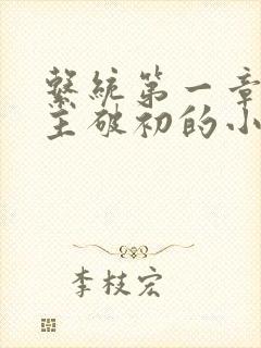 系统第一章给宿主破初的小说