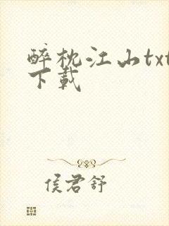 醉枕江山txt下载