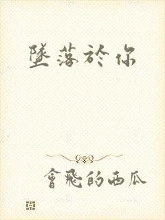 坠落于你封面