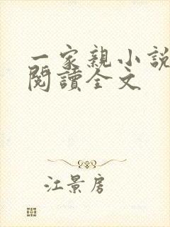 一家亲小说免费阅读全文
