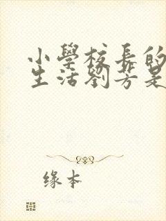 小学校长的幸福生活刘芳是谁封面