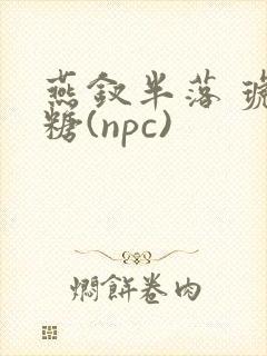 燕钗半落 琥珀糖(npc)