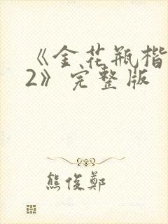 《金花瓶楷梅花2》完整版