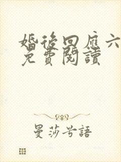 婚后回应六盲星免费阅读