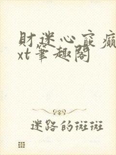 财迷心窍癫婆txt笔趣阁