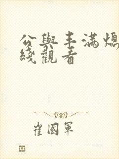 公与丰满熄4在线观看封面