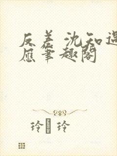 反差 沈知遇晏应笔趣阁
