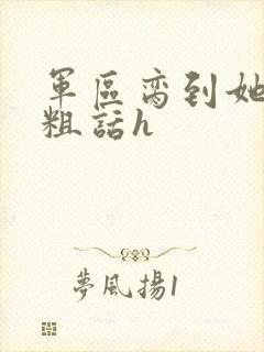 军区脔到她哭h粗话h