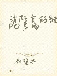 消防员的糙汉文PO多肉封面