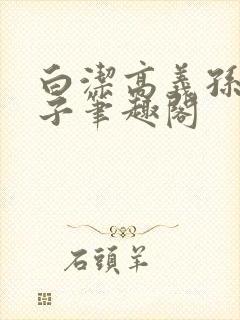 白洁高义孙倩东子笔趣阁封面