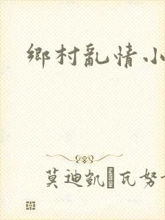 乡村乱情小说