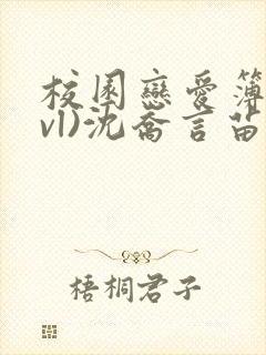 校园恋爱簿(lvl)沈乔言苗