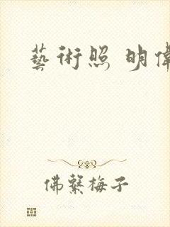 艺术照 明伟封面