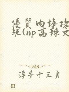 优质肉棒攻略系统(np高辣文)