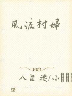 风流村妇封面