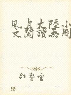 风月大陆小说全文阅读无删减
