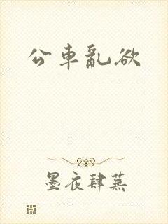 公车乱欲封面