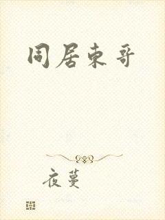 同居东哥封面