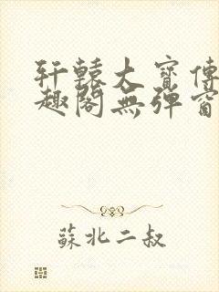 轩辕大宝传奇笔趣阁无弹窗