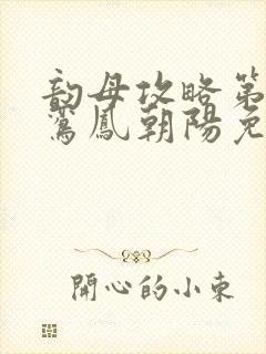 韵母攻略第二部鸾凤朝阳免费阅读封面