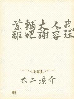 首辅大人我们和离吧谢容珏封面