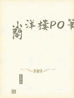 小洋楼PO笔趣阁