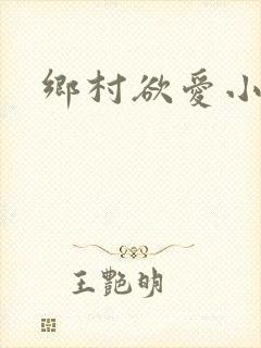 乡村欲爱小说封面