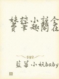 妹控小说全文免费笔趣阁在线阅读