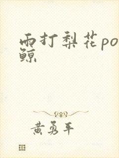 雨打梨花po问鲸