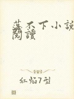 落不下小说免费阅读封面