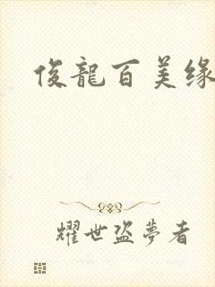 俊龙百美缘小说封面
