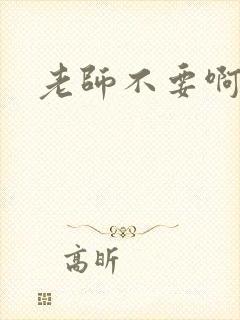 老师不要啊h封面