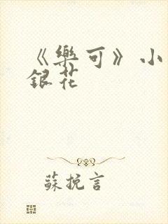 《乐可》小说金银花封面