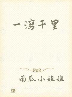 一泻千里封面
