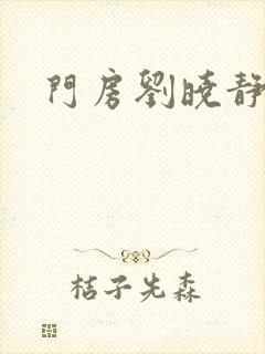 门房刘晓静封面