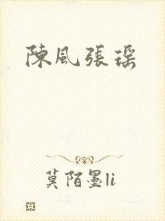 陈风张瑶封面